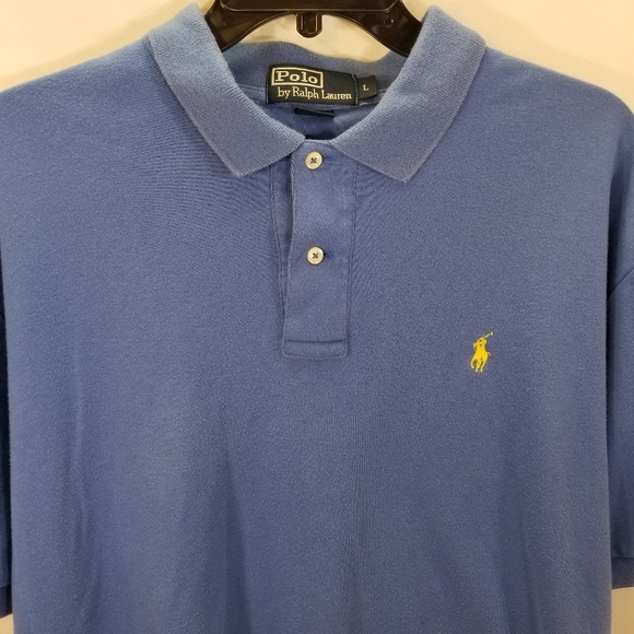 Polo Ralph Lauren Royal Blue Polo Shirt Large - Picture 7 of 15